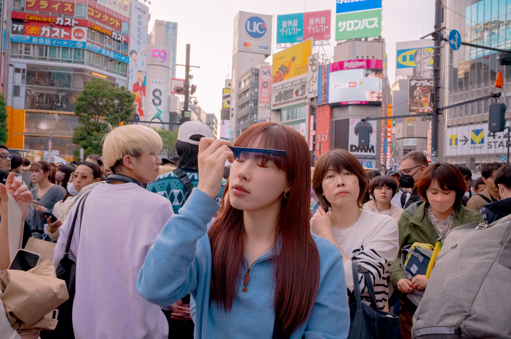 Street photograph treated with Color Look 02